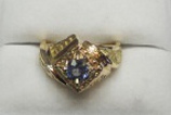 Gold Topaz Ring